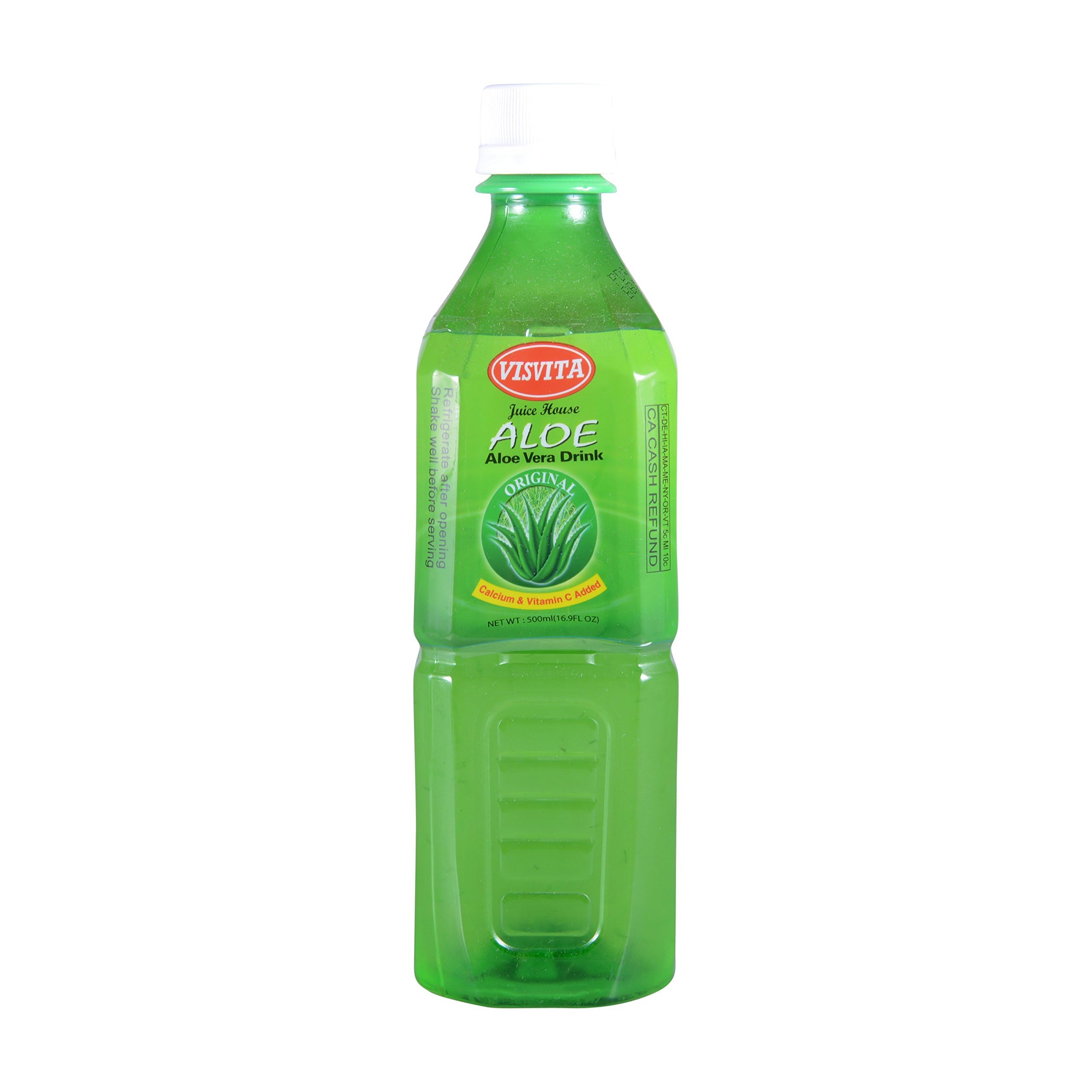 Organic Aloe Vera Juice for Digestion & Hydration - Cold Pressed, No Sugar Added - Perfect for Detox, Skin Care & Weight Loss - Juice House Brand