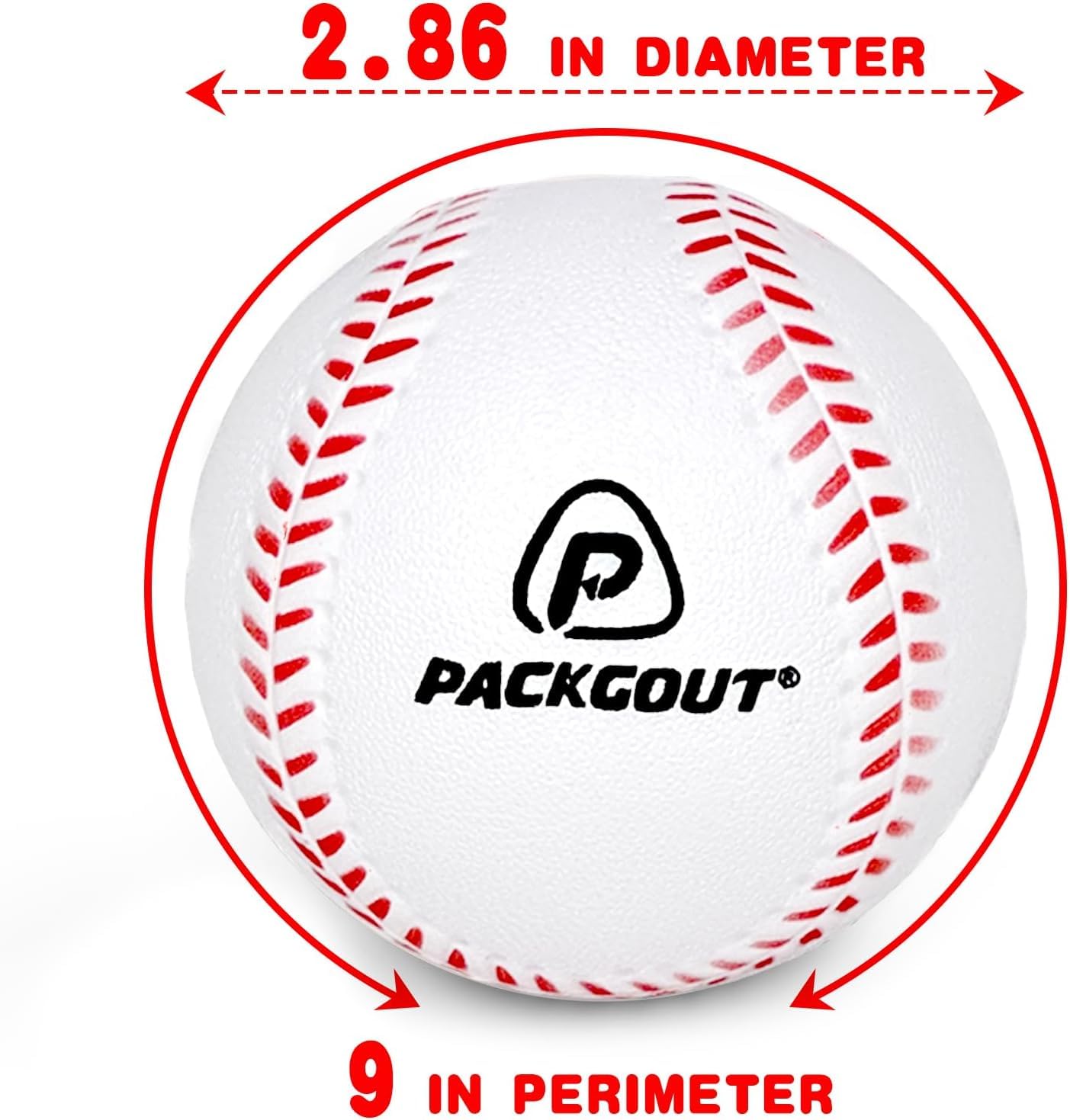 Soft Foam Baseballs for Kids & Teens - Safe Training Balls for Hitting Practice, Pitching & Fielding | Squishy T-Balls for Backyard Games, Batting Cages & Youth Leagues