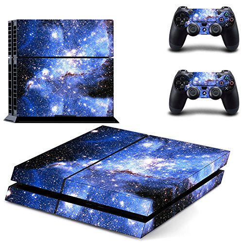 Starry Sky Vinyl Skin Decal Cover for Sony PlayStation 4 PS4 Console - Protective Sticker for Gaming Consoles - Perfect for PS4 Slim, PS4 Pro & Original Models - Enhance Your Gaming Setup with Custom Decal
