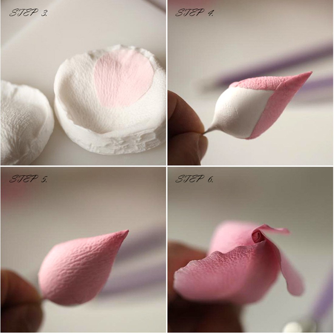 Premium Silicone Rose Floral Petal Veiner Mold - Multi-Purpose Cake Decorating Tool for Gumpaste Flowers, Chocolate Leaves, Sugarcraft & Clay Crafts - Perfect for Wedding Cakes, Birthday Desserts and DIY Art Projects