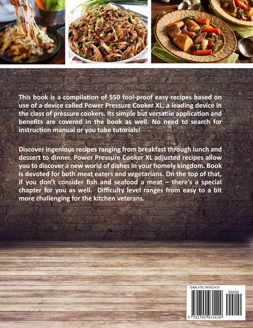 Top 550 Power Pressure Cooker XL Recipes Cookbook: Quick, Easy & Healthy Meals for Electric Pressure Cookers | Perfect for Busy Weeknights & Meal Prep
