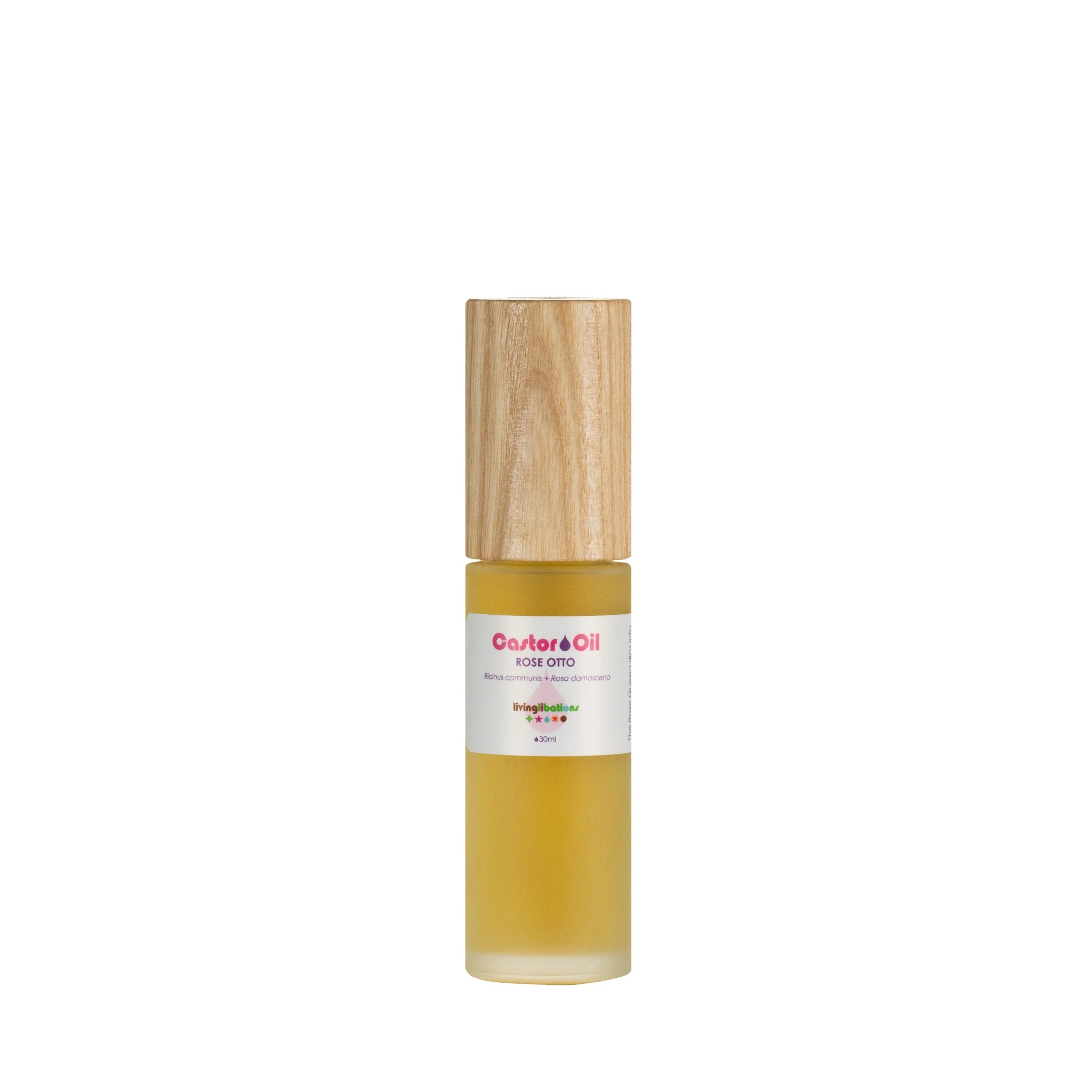 Pure Organic Castor Oil & Rose Otto Essential Oil - Natural Hair Growth & Skin Care Solution - Perfect for DIY Beauty, Aromatherapy & Massage
