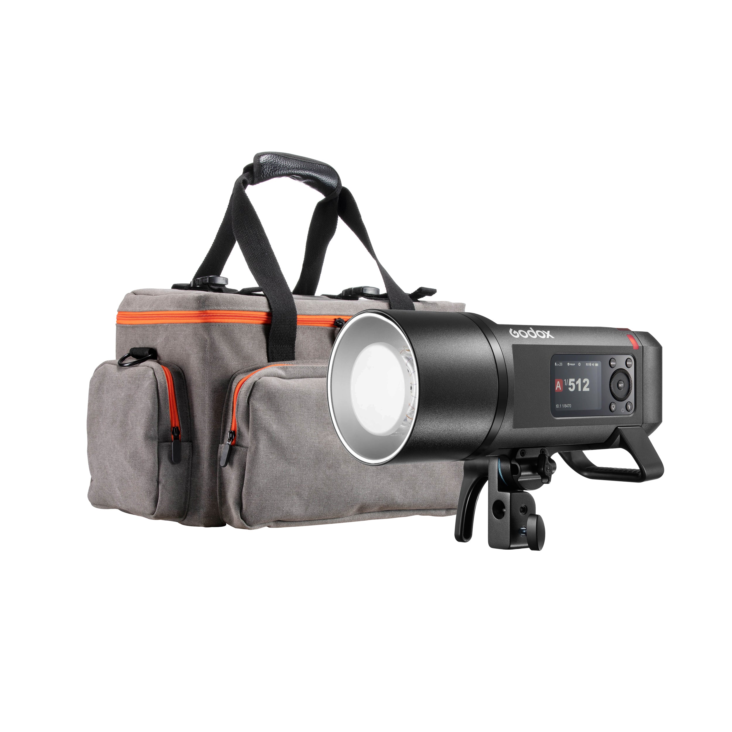 GODOX AD600PROII Battery-Powered Flash Light with CB15 Carry Bag - Perfect for Outdoor Photography, Studio Lighting, and On-the-Go Shoots
