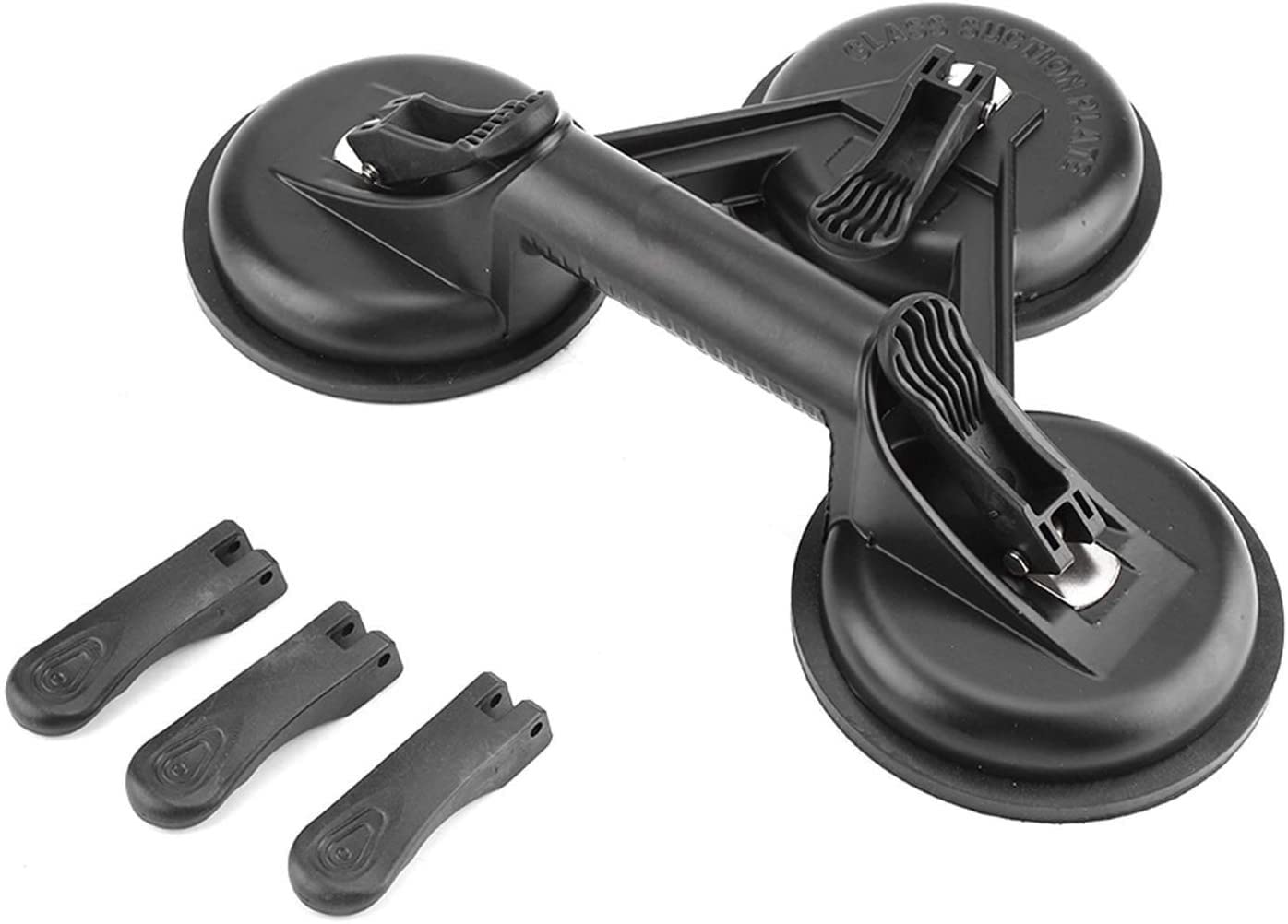 Auto Body Dent Repair Kit - Car Paintless Dent Lifter Puller with Heavy Duty Aluminum Alloy Suction Cup (Black 3 Claws) | Effortless Dent Removal for Cars, Trucks & SUVs | Perfect for DIY Auto Repair, Glass Tile Moving & Home Improvement Projects