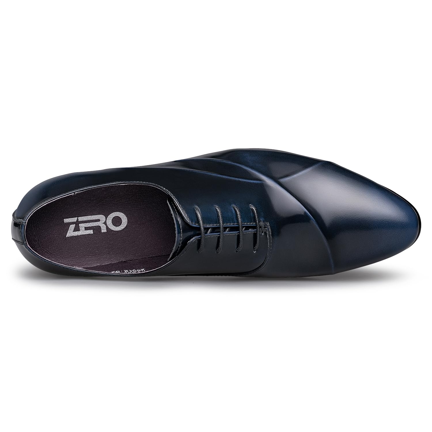 ZRO Men's Lace Up Formal Modern Oxford Dress Shoes - Comfortable Business & Wedding Shoes for Professional Office Work & Special Occasions