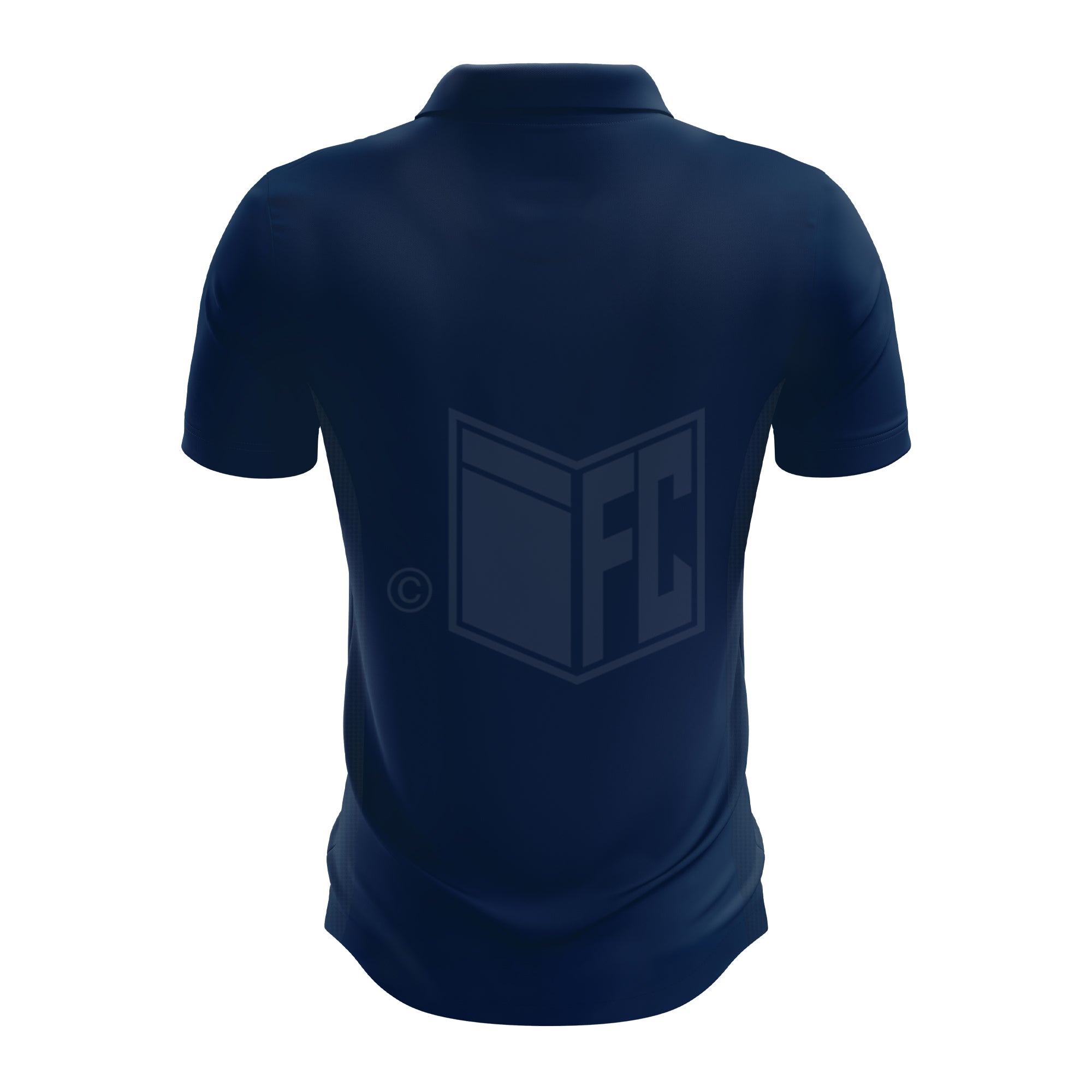 FC Polo II Men's Casual Short Sleeve Shirt - Navy Blue - Comfortable & Breathable for Golf, Office & Daily Wear