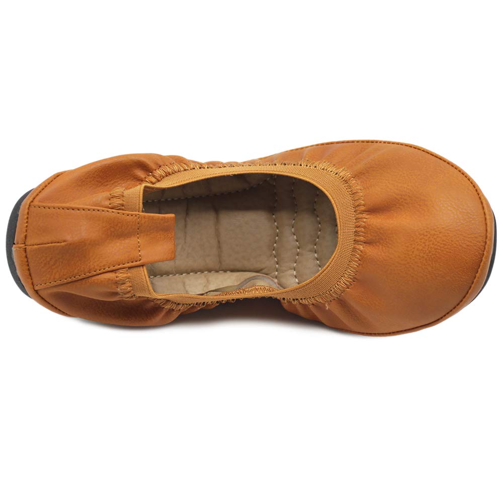 Ollio Women's Comfort Ballet Flats with Shoe Collar Pull Tab - Slip-On Loafers for Work, Office & Casual Wear