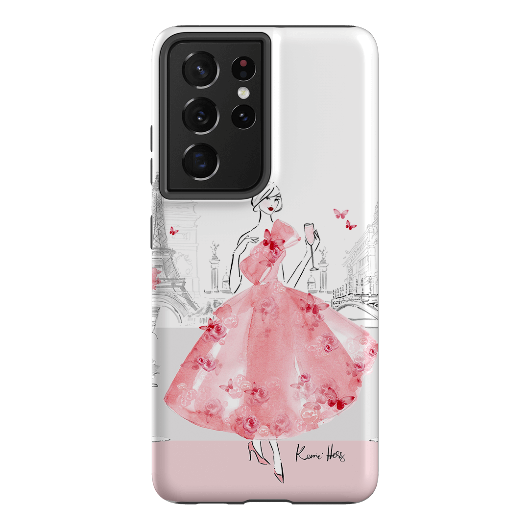 Elegant Rose Paris Phone Case for iPhone & Samsung - Stylish Floral Design, Slim Protective Cover - Perfect for Everyday Use, Travel & Gifting