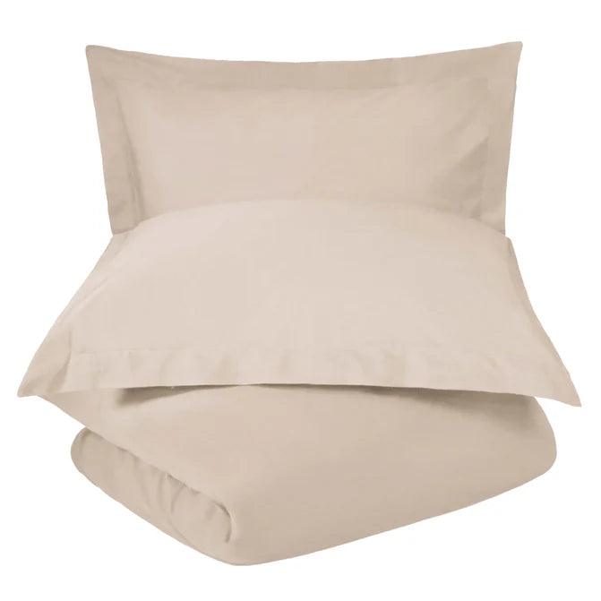 Premium 100% Cotton Percale Duvet Cover Set - Soft & Breathable Bedding for Modern & Traditional Bedrooms - Perfect for Home, Hotel, and Guest Room Decor