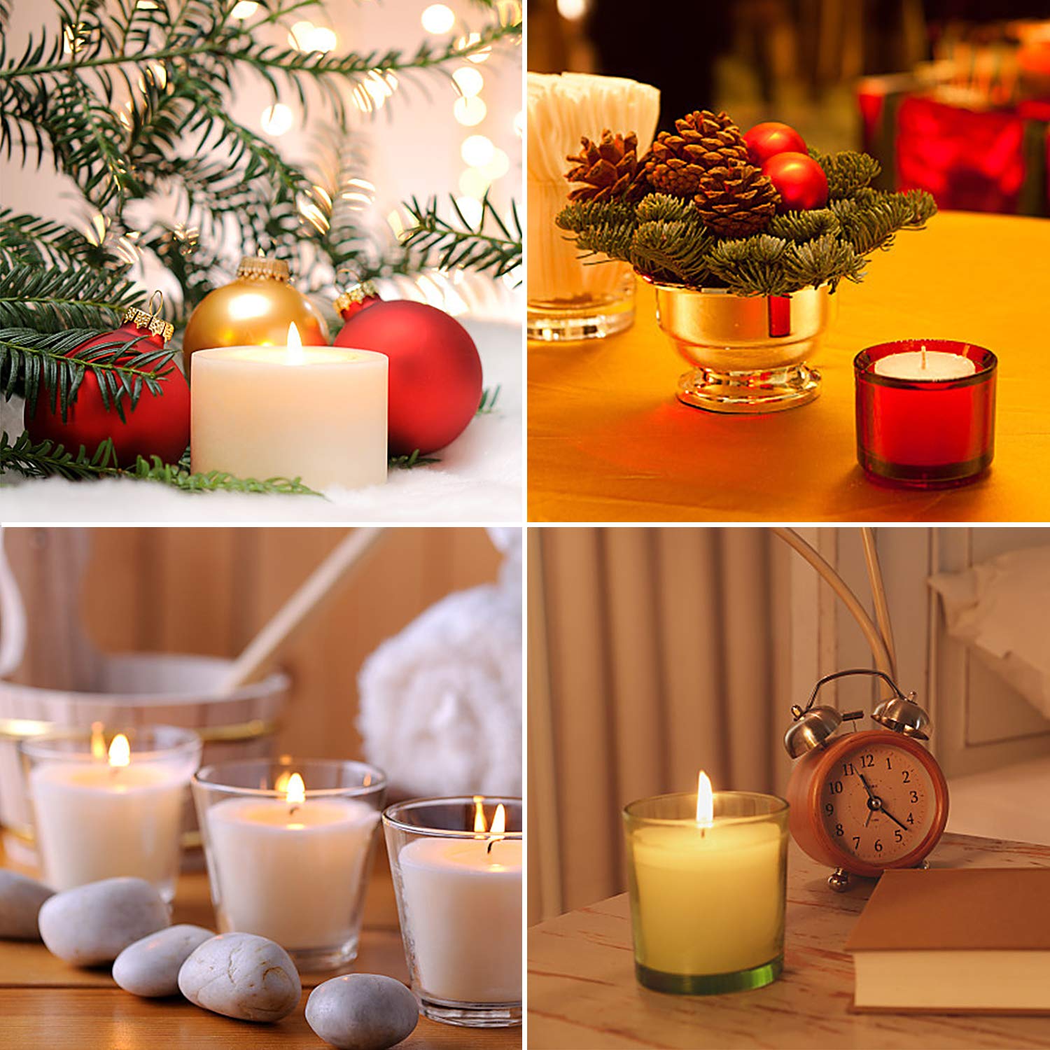 1080pcs Heat-Resistant Candle Wick Stickers - Double-Sided Adhesive for Candle Making, Strong Hold in Hot Wax - Perfect for DIY Candles, Home Decor & Gift Making
