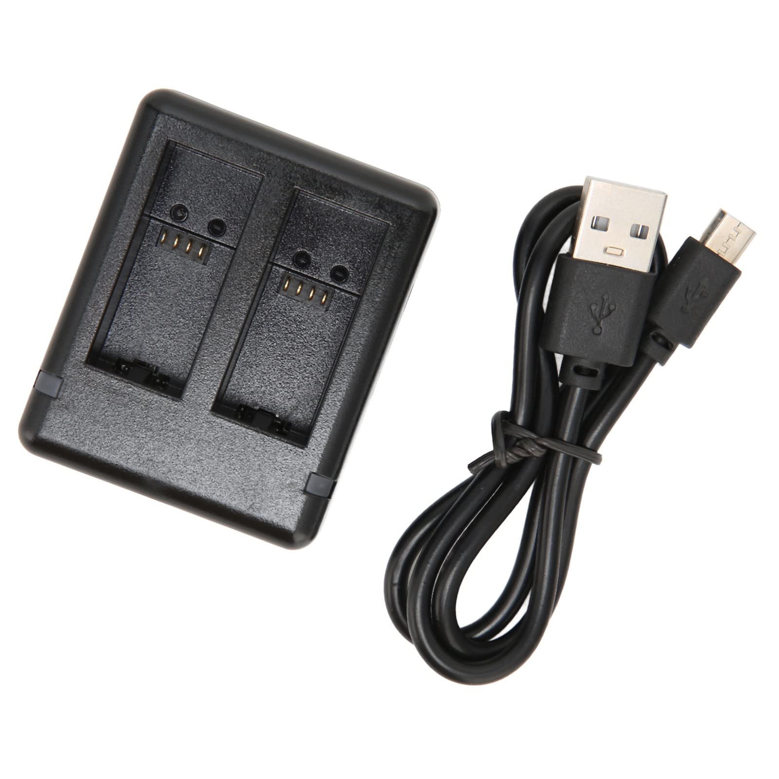 Dual USB Camera Battery Charger for AHDBT-801 & AHDBT-501 - Fast Charging 2-Slot Battery Charger for DSLR Cameras - Perfect for Travel Photography & Professional Photo Shoots