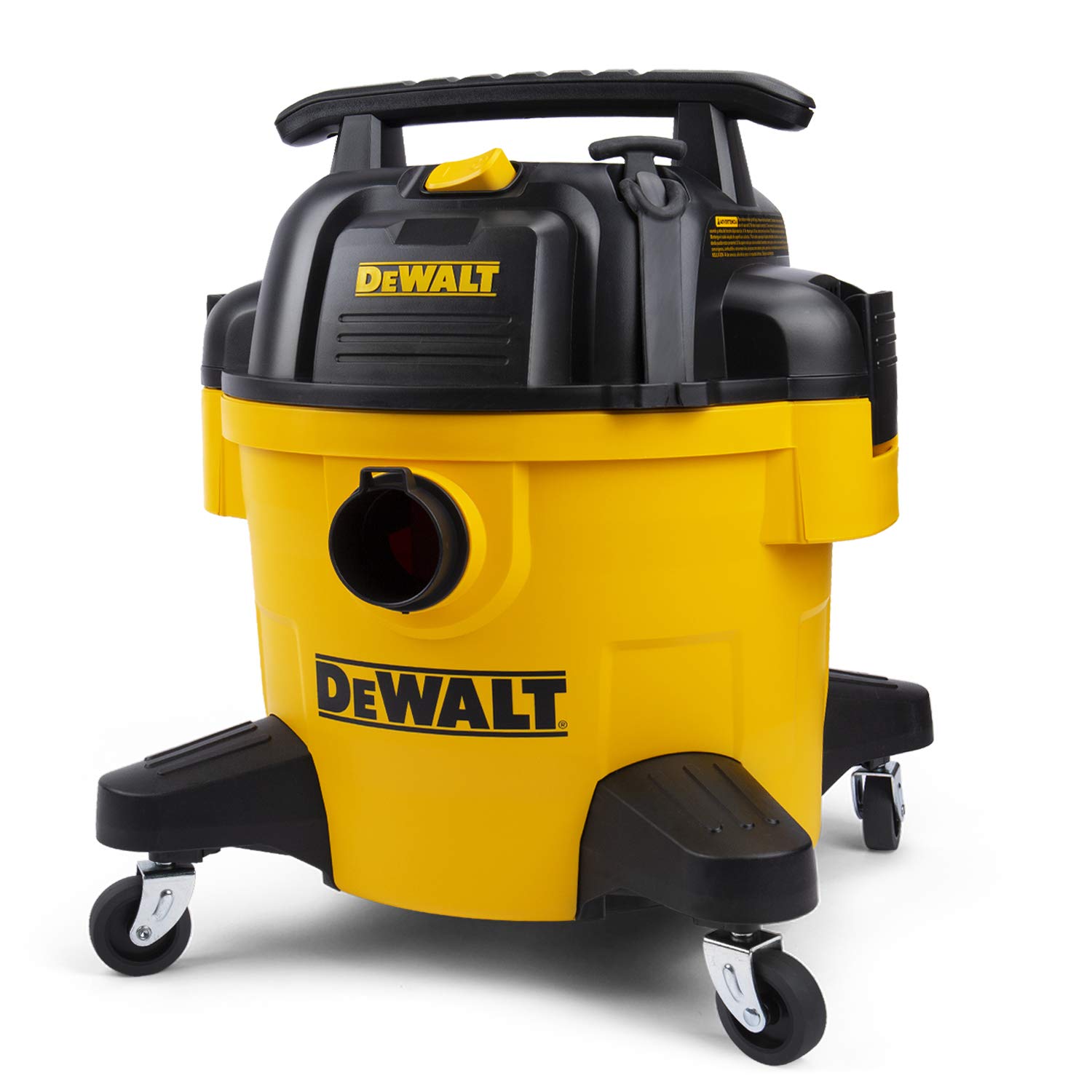 **DEWALT DXV06P 6 Gallon Wet/Dry Vacuum Cleaner - Yellow Workshop Vac with 1-7/8-Inch Accessory Kit (WS17854A) - Ideal for Homeowners, DIY Projects, Garage Cleaning & Workshop Use**