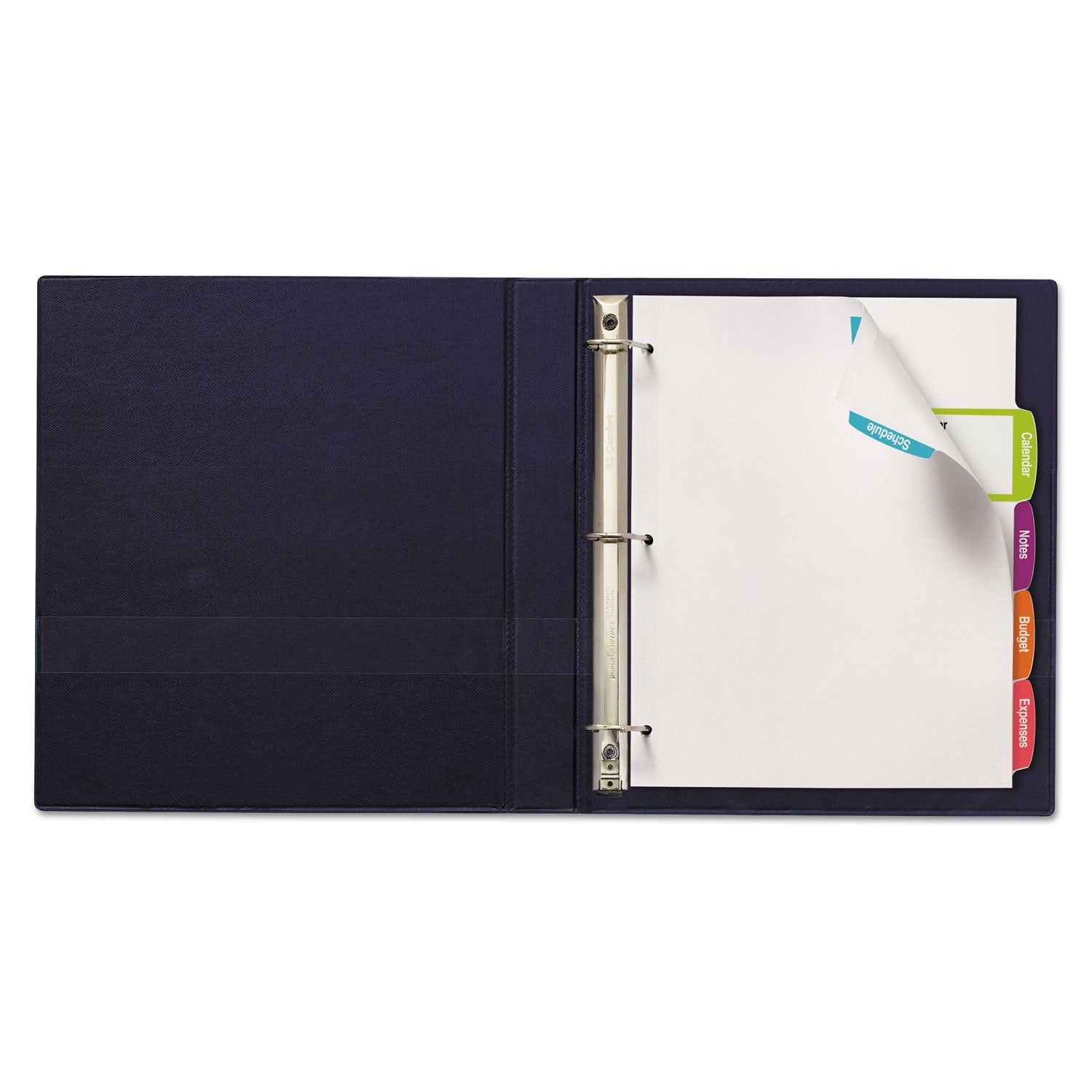 Avery® Big Tab Printable Large White Label Tab Dividers - 5 Tabs, 11 x 8.5 Inches, White, 20 Sets - Perfect for Office Organization, School Binders & Filing Systems
