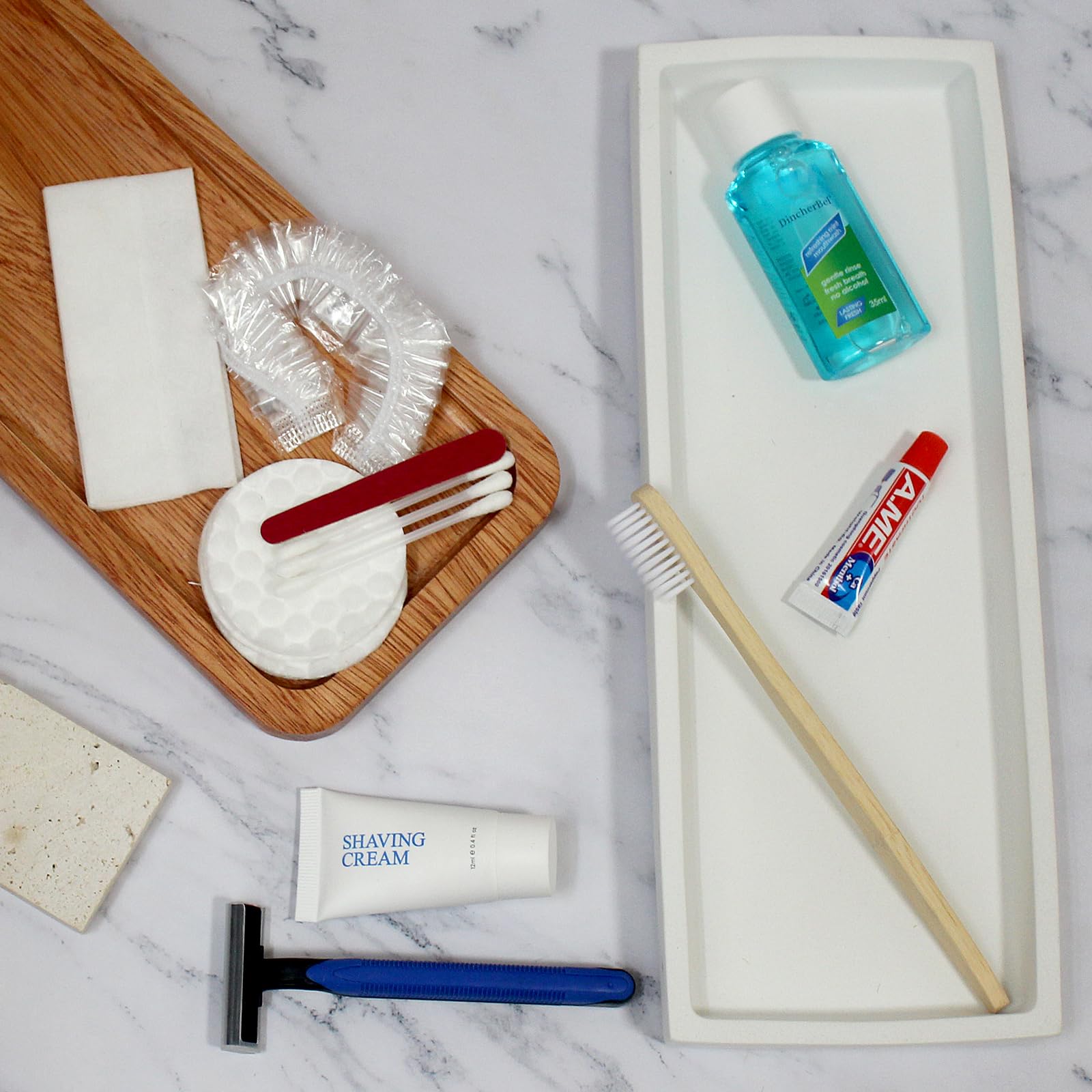 90-Piece Hygiene Kit Bundle Bulk - Travel Size Personal Care Toiletries for Hotel, Home, Camping & Travel | 15 Pack Individually Wrapped Hotel Amenities | Perfect for Charity Donations, Emergency Preparedness & On-the-Go Essentials