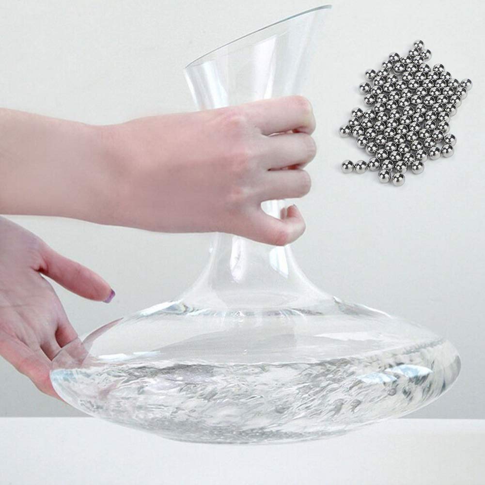 Stainless Steel Cleaning Beads 500Pcs - Reusable for Water Bottles & Wine Decanters