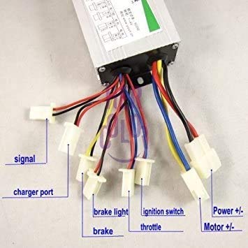 24V 500W Brushless Motor Speed Controller for Electric Bikes, Scooters & E-Bikes - Perfect for DIY Electric Vehicle Upgrades & Replacement Parts