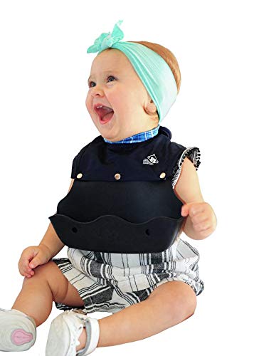 Premium Waterproof Silicone Baby Bibs for Infants & Toddlers - Easy Wipe Clean Feeding Bib with Adjustable Neck - Mess-Free Mealtime Essential for Home, Travel & Daycare Use