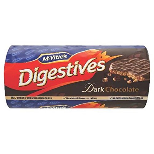McVitie's Digestives Dark Chocolate Biscuits - 12 Pack (300g Each) | Bulk Buy | Perfect for Tea Time, Office Snacks & Gift Baskets