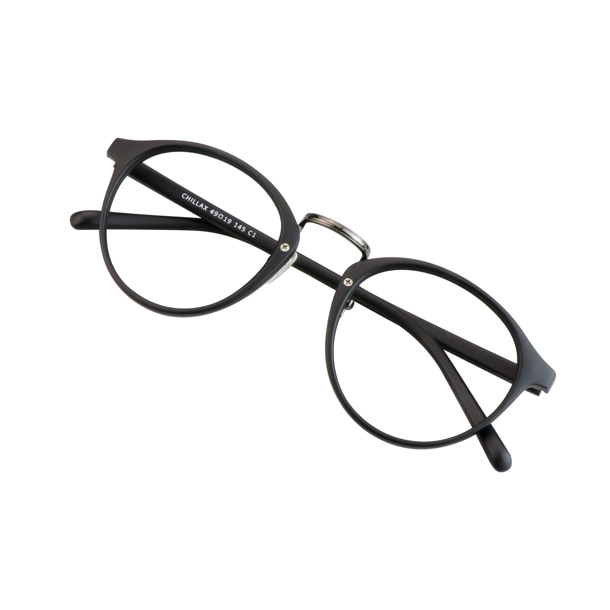 VisionGlobal Blue Light Blocking Glasses for Women & Men - Anti Eyestrain Computer Glasses with Stylish Oval Frame for Screen Time, Gaming, Reading & Office Work