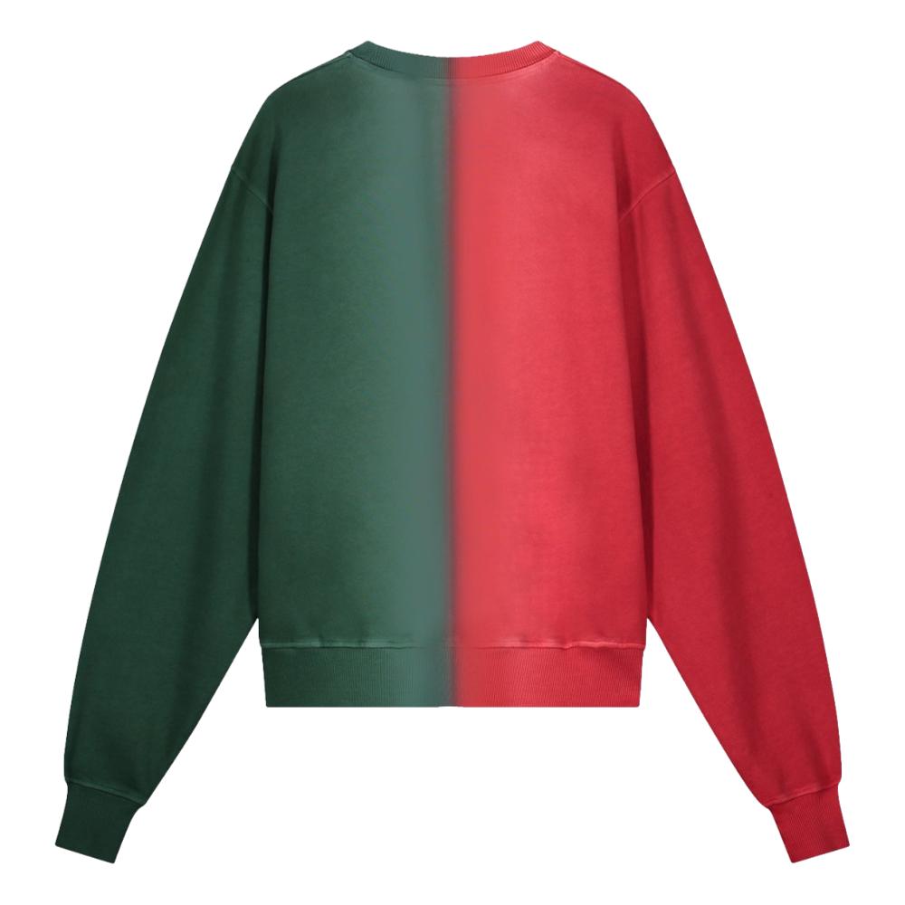 DAILY PAPER REBO Sweatshirt for Men & Women - Red Cotton Pullover Hoodie for Casual Wear, Street Style & Loungewear
