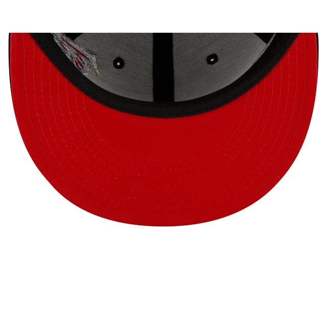 Atlanta Falcons Just Don Black NFL 59FIFTY Fitted Hat for Men - Official Licensed Snapback Cap for Football Games & Streetwear Fashion