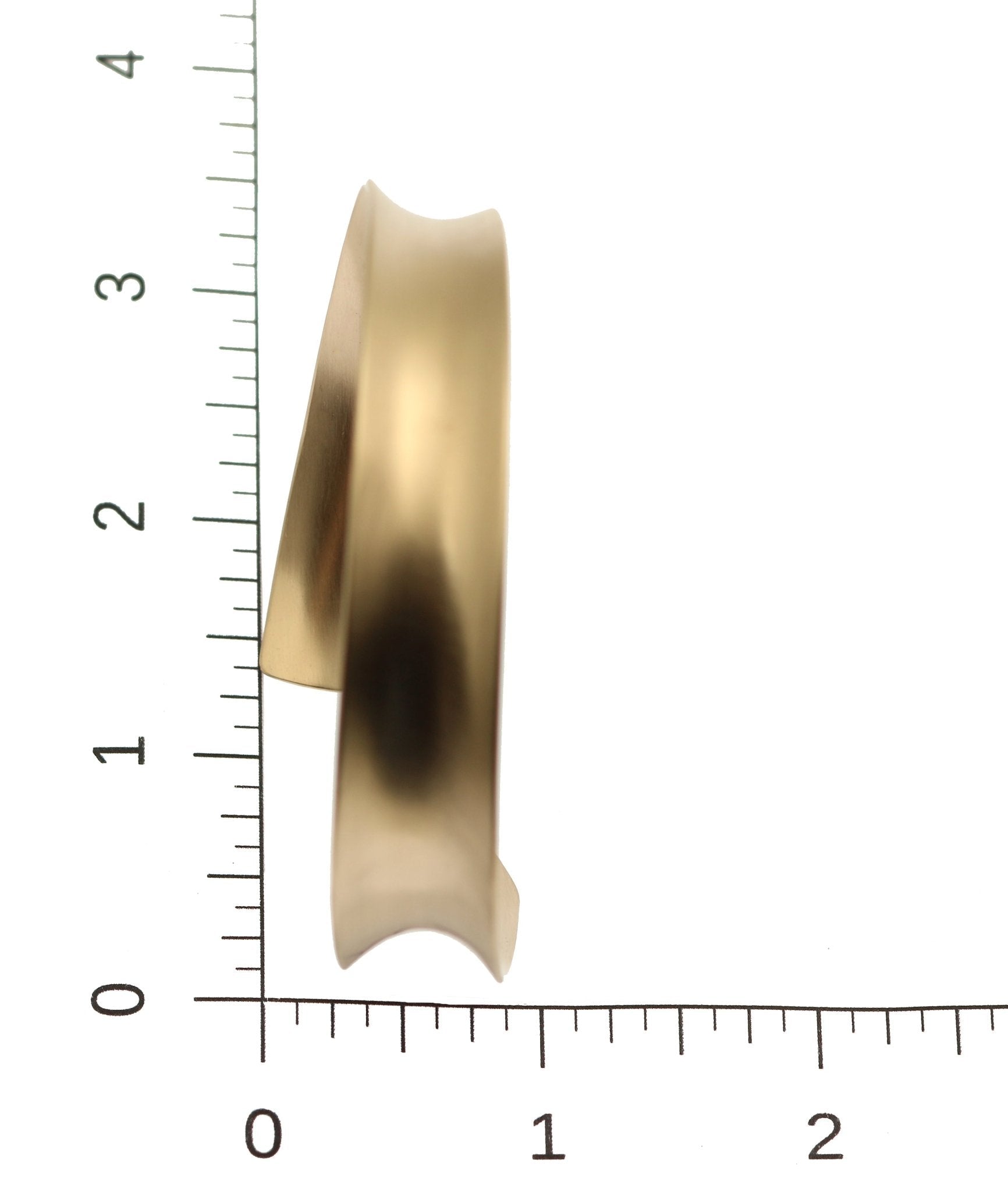 Brushed Bronze Anticlastic Bangle Bracelet for Women - Elegant Stackable Jewelry for Everyday Wear, Parties & Special Occasions