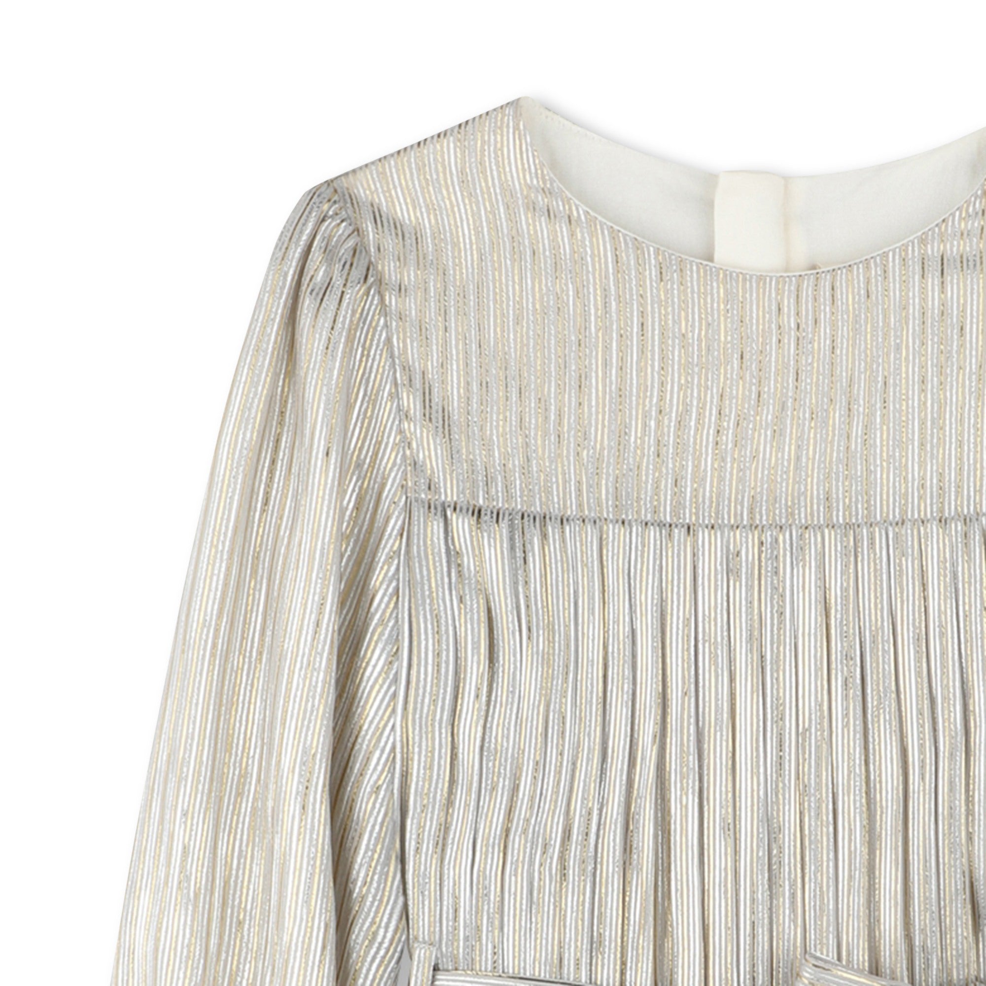 Billieblush Lame Silver Dress for Women - Elegant Party & Evening Wear for Special Occasions