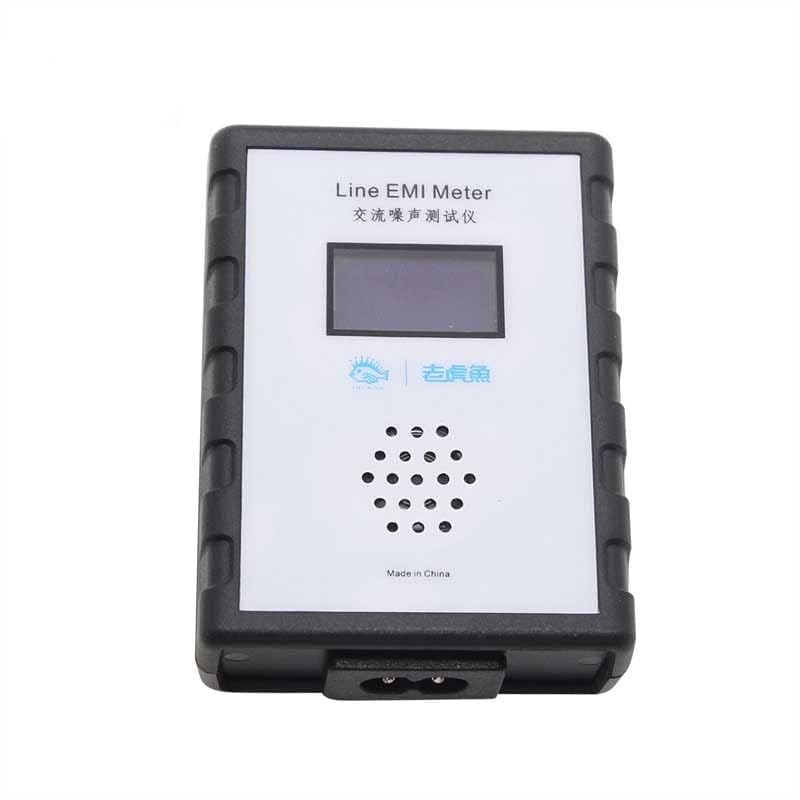 OLED Display Mains Noise Tester - EMI Measuring Instrument with Broadband AC Power Supply | Ripple Analyzer & Line EMI Meter for Home/Industrial Electrical Safety Testing