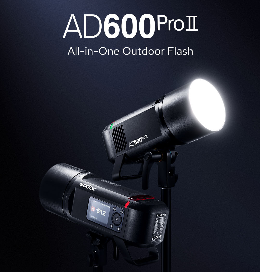 AD600Pro II Flash Kit with SNAP42 - Professional Studio Strobe Lighting for Portrait, Fashion, and Product Photography - Perfect for Indoor and Outdoor Photo Shoots