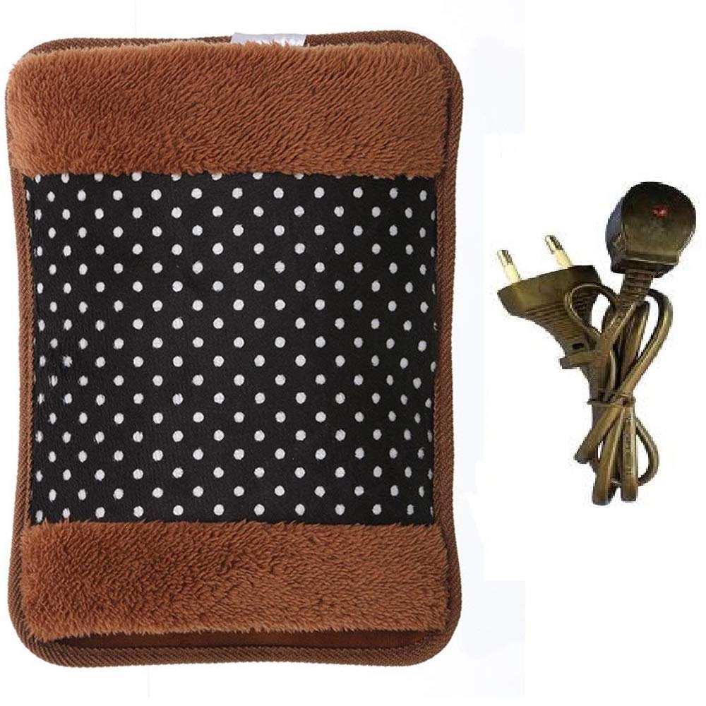 RYLAN Electric Heating Pad for Pain Relief - Velvet Hot Water Bag & Heating Pouch - Portable Heat Therapy for Back, Shoulder, Menstrual Cramps - Perfect for Home, Office & Travel Use