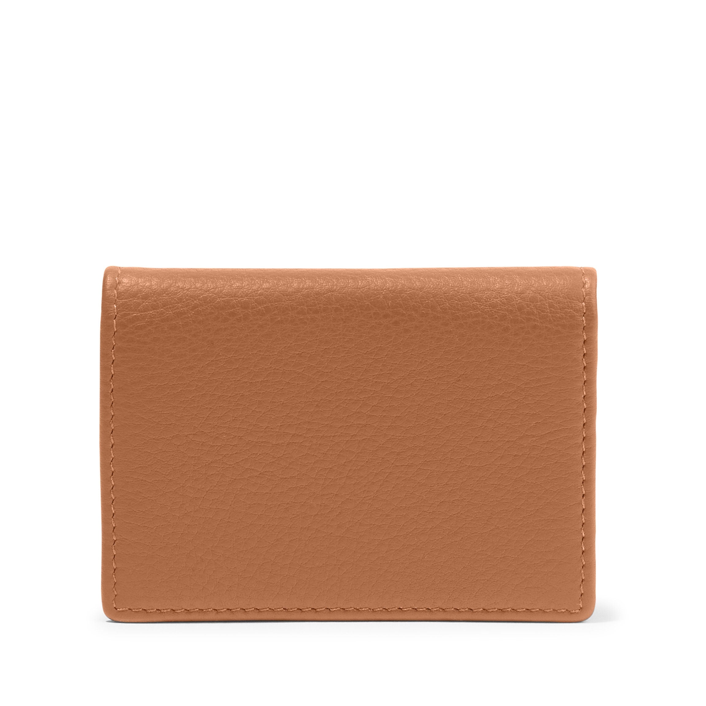 Genuine Leather Card Holder Wallet for Men & Women - Slim RFID Blocking Cognac Brown - Perfect for Travel, Business & Everyday Use