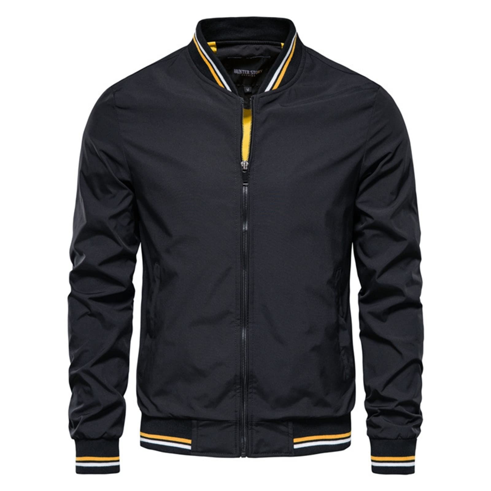 Men's Lightweight Jackets - Casual Stand Collar Windbreaker & Retro Zip-Up Baseball Coat | Perfect for Outdoor Activities, Travel & Everyday Wear