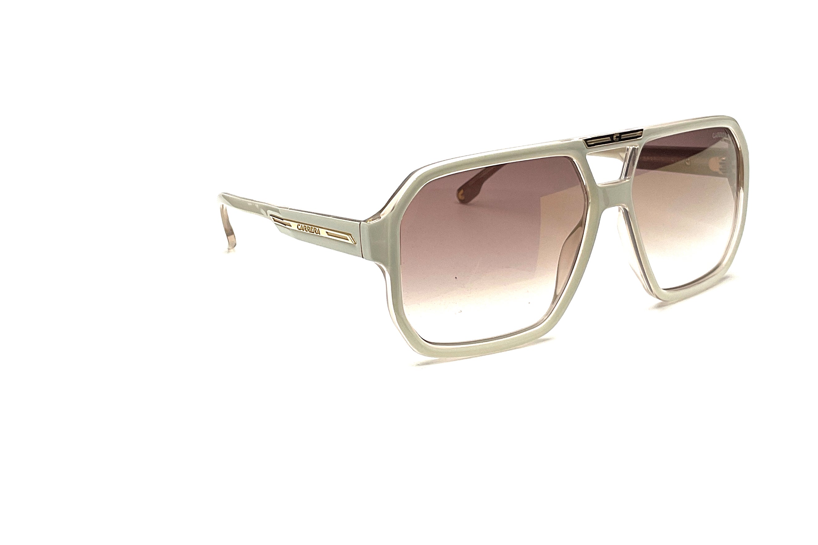 Carrera Victory C 01/S Sunglasses - Gold Ivory Frame - UV Protection - Luxury Fashion Eyewear for Men & Women - Perfect for Driving, Travel & Outdoor Activities