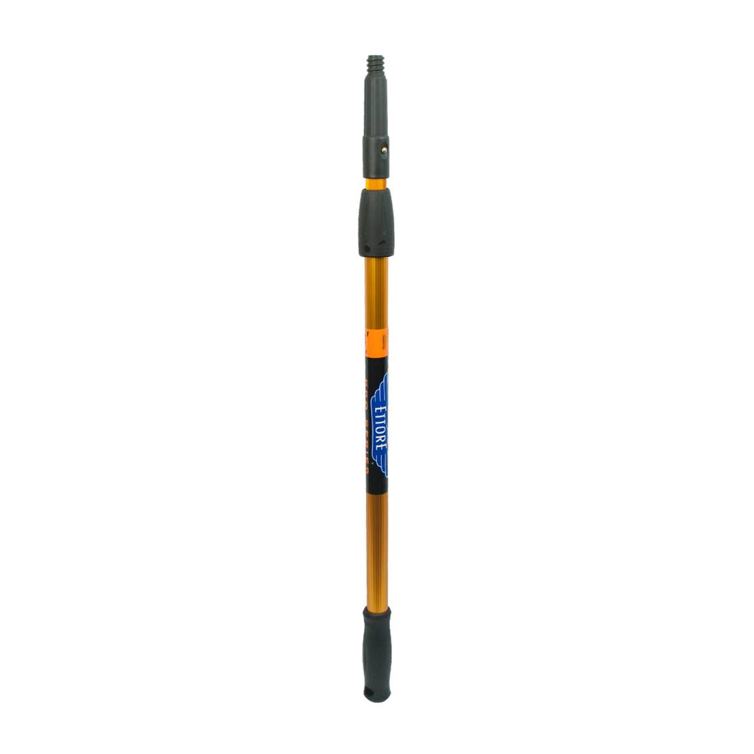 Ettore InterLock Pole 2 Section - Extendable Window Cleaning Pole for High Reach, Lightweight Aluminum Telescopic Pole with Secure Locking System - Perfect for Home Window Washing, Car Detailing, and Hard-to-Reach Surfaces