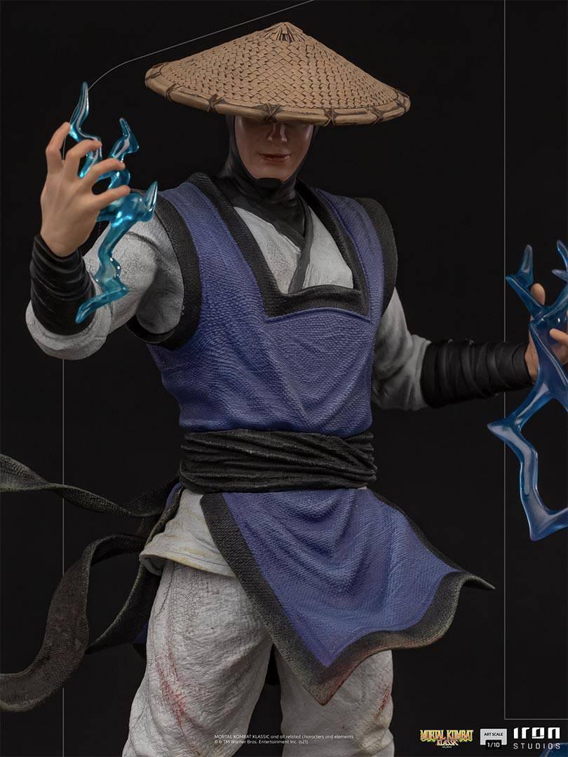 Iron Studios Mortal Kombat Raiden BDS Art Scale Statue 1/10 - Premium Collectible Figure for Gamers & Fans | Perfect for Display, Gaming Room Decor, and Gift for Fighting Game Enthusiasts