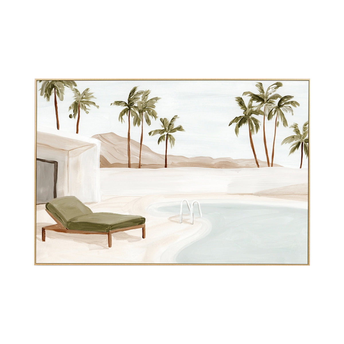 Desert Hideaway Haze Landscape Wall Art Print - Scenic Nature Photography for Home & Office Decor | Perfect for Living Room, Bedroom or Office Wall Decor
