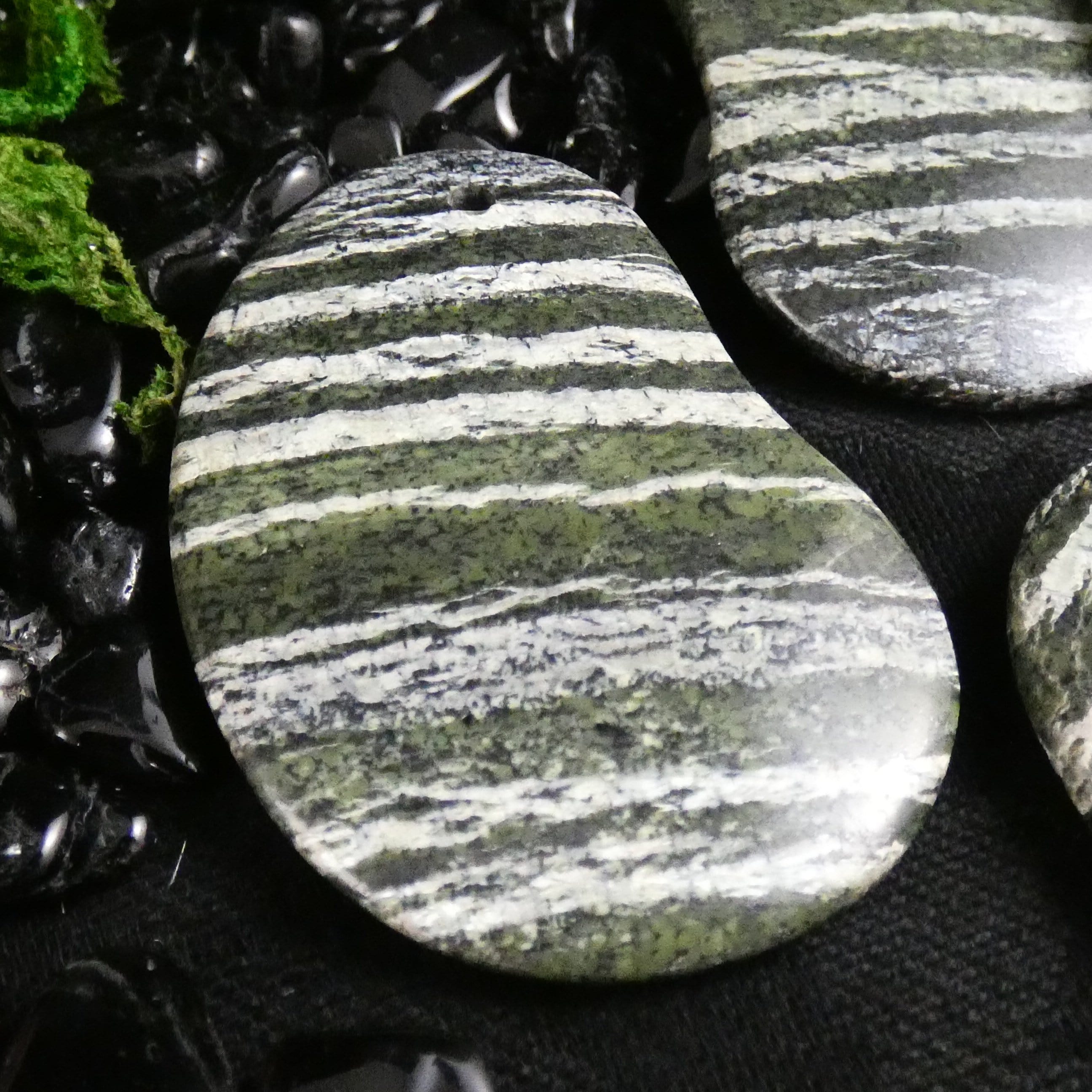 Natural Chrysotile Serpentine Pendant Necklace - Handmade Gemstone Jewelry for Women - Perfect for Boho Style, Spiritual Healing & Everyday Wear