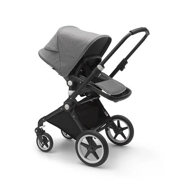 Lynx Complete Stroller - Lightweight Travel Stroller with Adjustable Canopy, Grey Melange | Perfect for Newborns, Toddlers & Everyday Use, Airplane & Car Seat Compatible
