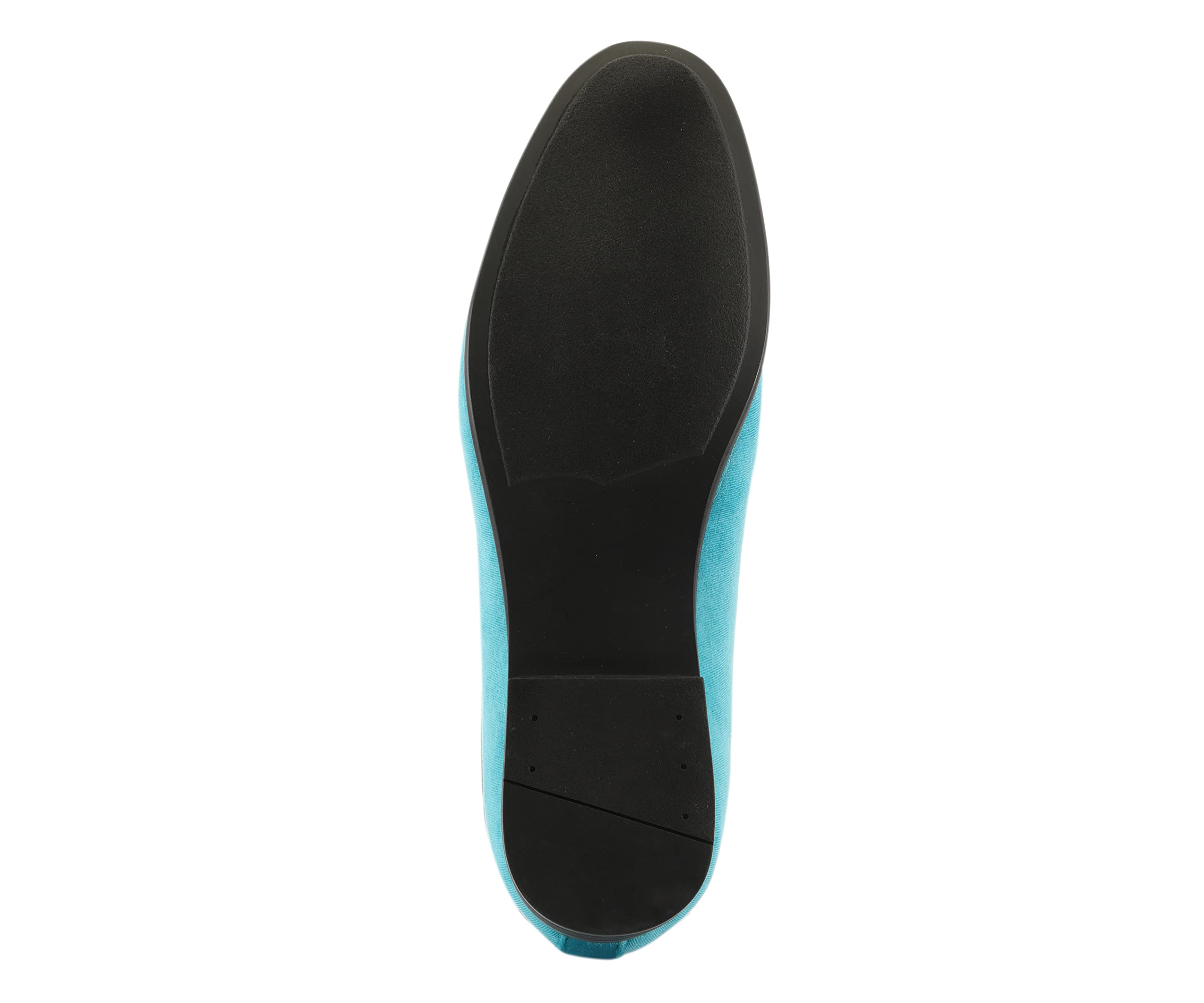 Amali Tiago Men's Faux Velvet Slip-On Loafers with Jeweled Bit & Matching Piping - Formal Tuxedo Dress Shoes for Weddings, Parties & Business Events