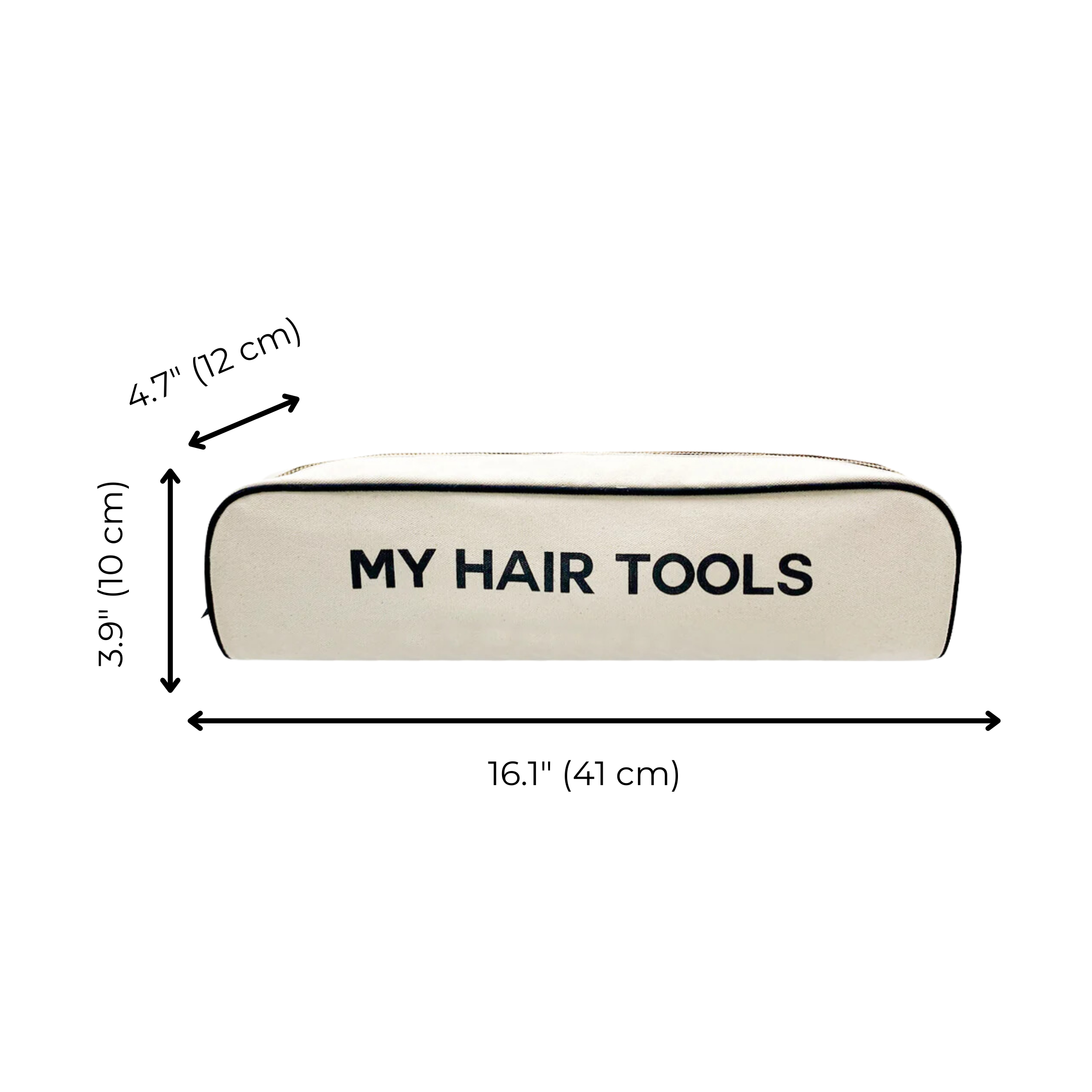 Large Capacity Hair Wrap Travel Case - Soft Cream Color for Women, Perfect for Gym, Travel & Home Use