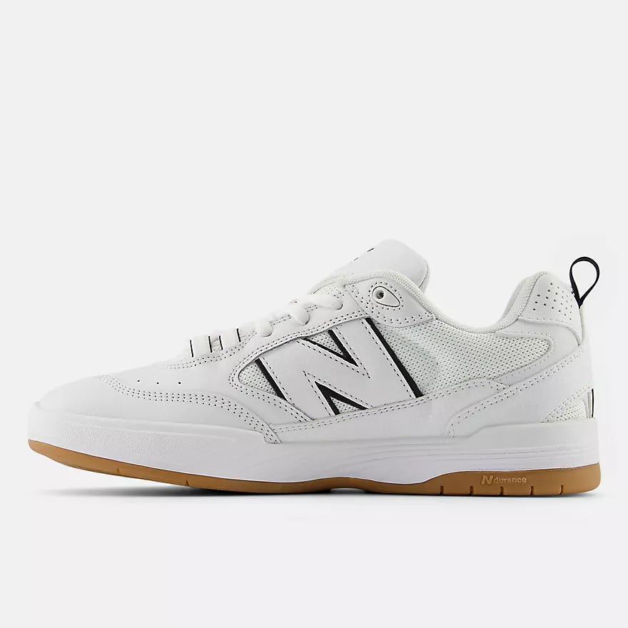 New Balance Numeric 808 Tiago Lemos Skateboarding Shoes - White/Black - High-Performance Skate Shoes for Street & Park Riding