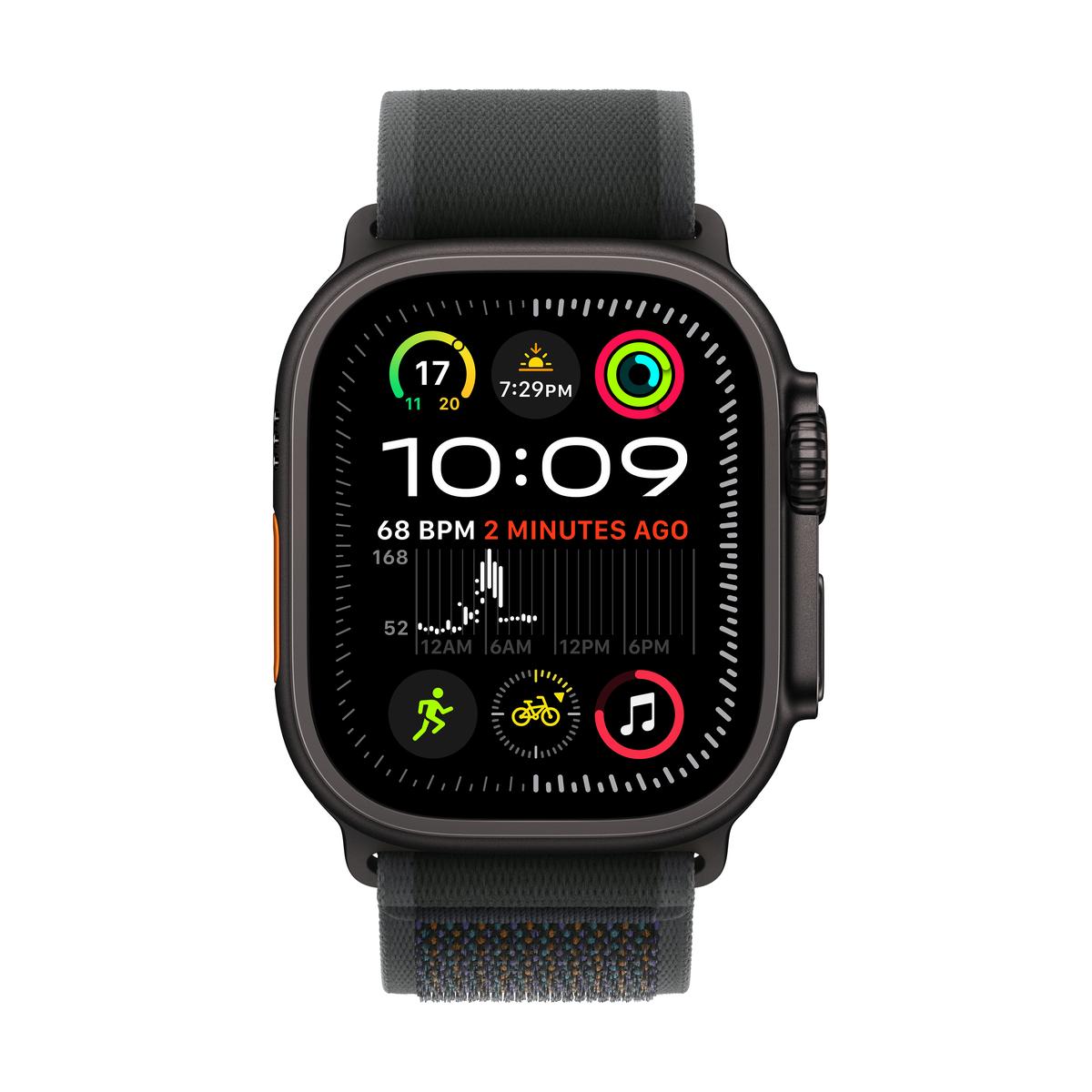 Apple Watch Ultra 2 [GPS + Cellular] Titanium Case Smartwatch (2024) - Fitness Tracker, Heart Rate Monitor & Waterproof for Swimming, Hiking & Outdoor Adventures