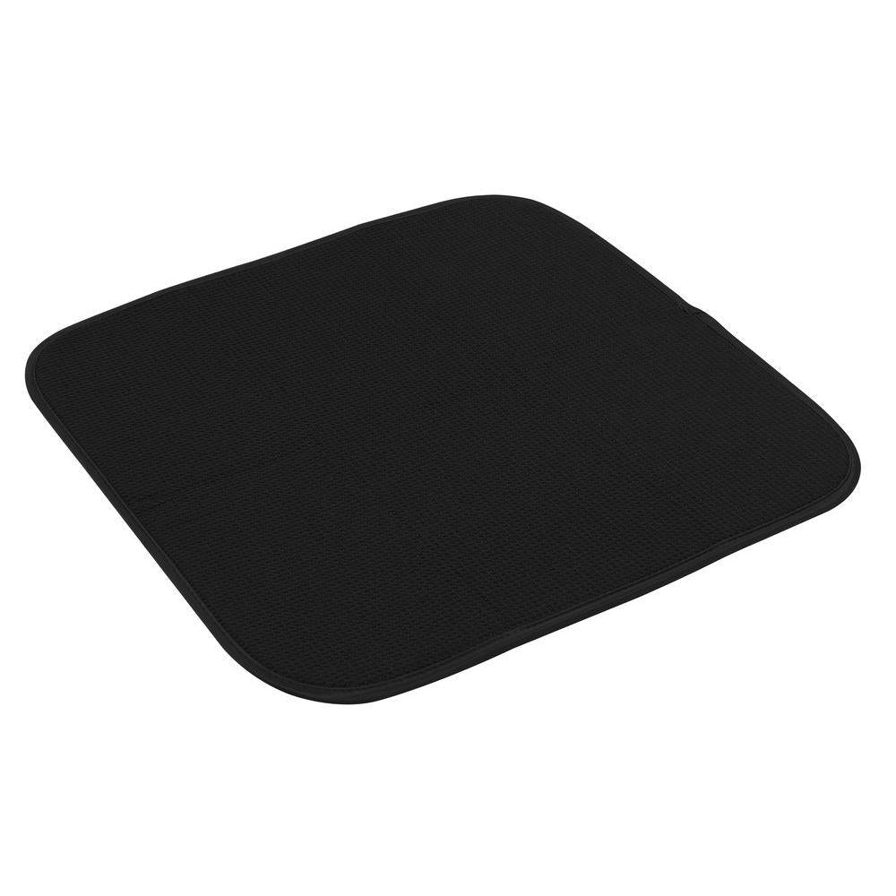 Premium White Magic Microfiber Dish Drying Mat - Ultra Absorbent & Quick Dry Kitchen Towel for Dishes, Utensils & Counter Protection (Midnight Black) - Perfect for Kitchen Countertops, Sink Areas & Dish Racks