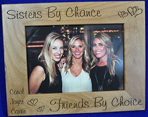 Custom Sister Picture Frame - Personalized Birthday Gift for Sister, Best Friend & Sibling | Perfect for Bedroom Decor, Family Photos & Special Occasions
