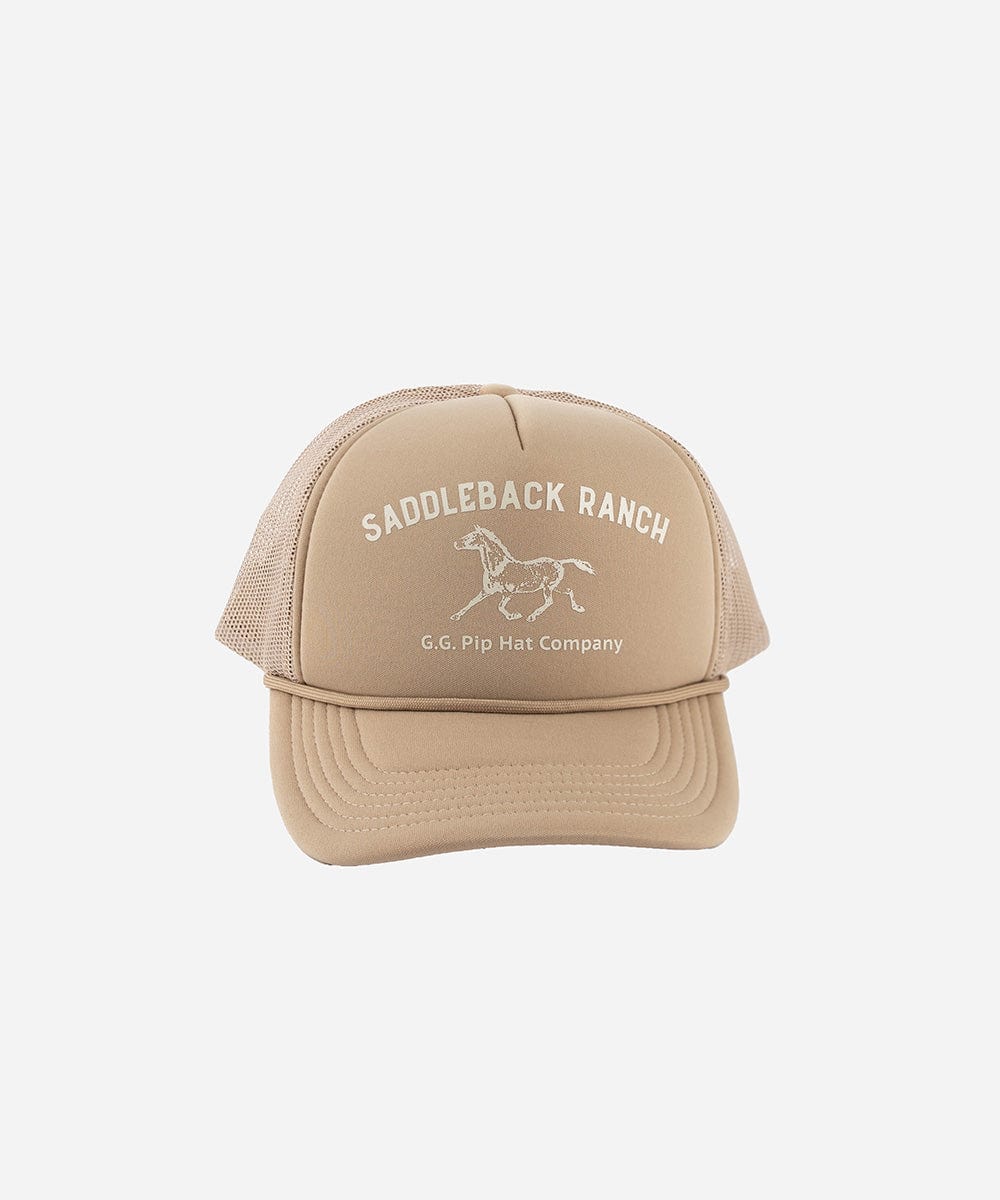 Premium Saddleback Ranch Trucker Hat - Durable Mesh Back & Adjustable Fit - Perfect for Outdoor Adventures, Rodeos & Country Lifestyle
