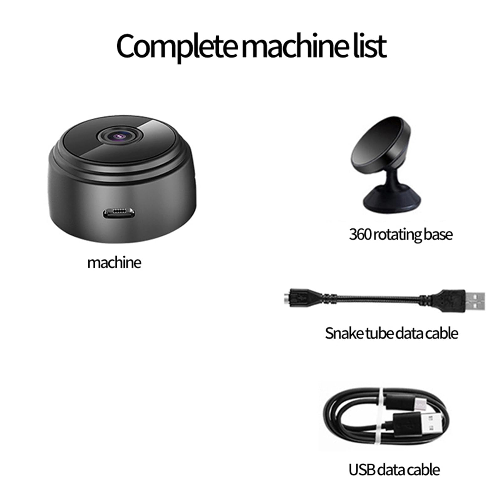 1080P WiFi Hidden Spy Camera - Wireless Indoor Security Camera with Motion Detection & App Control - Mini Nanny Cam for Home Surveillance, Baby Monitor & Office Security