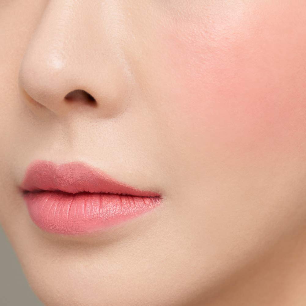 Berrybalm Daily Coral Lip & Cheek Balm - Highly Pigmented, Long Lasting Matte Blush with Moisturizing Formula for Natural Flush | Perfect for Everyday Wear, Date Night & On-the-Go Touch Ups