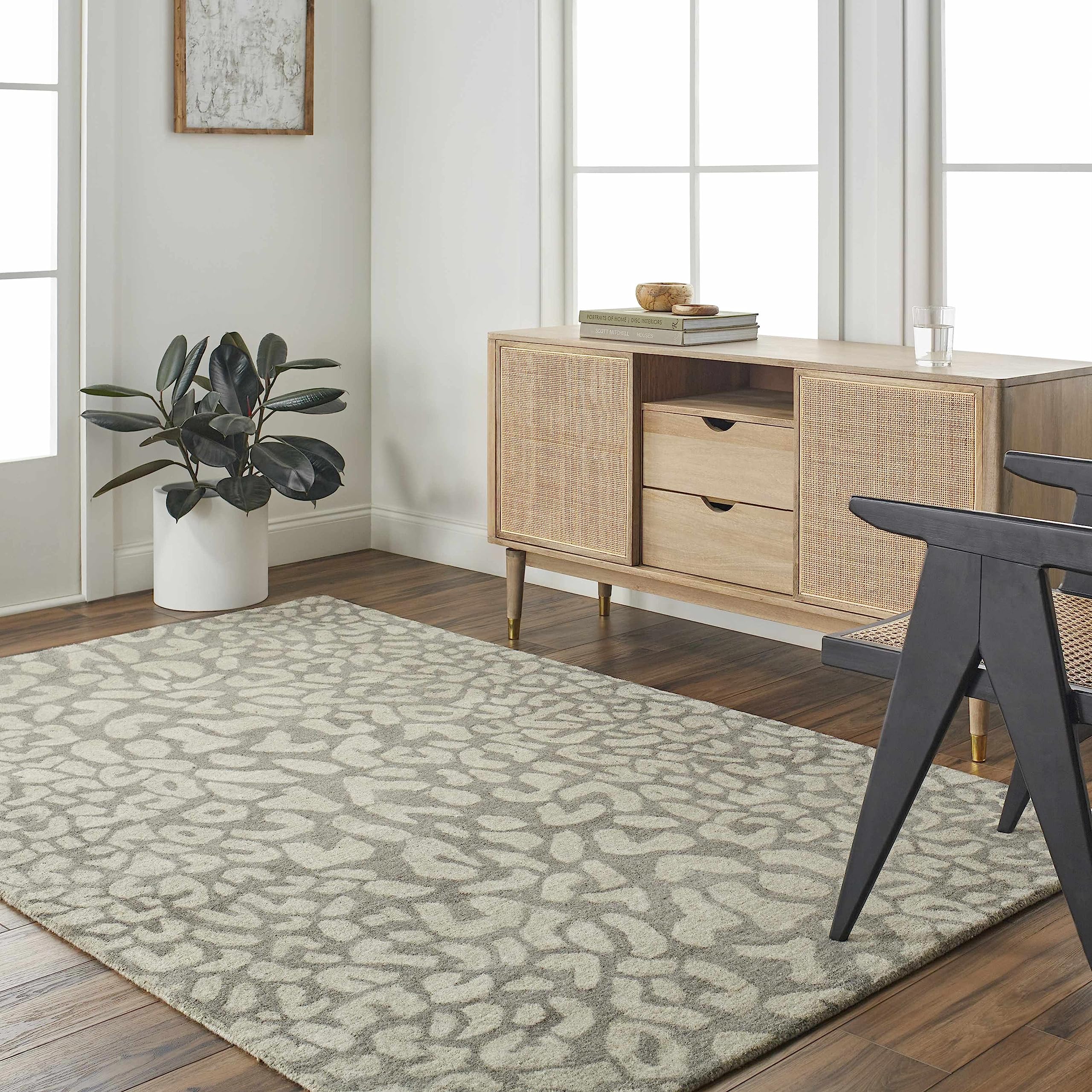 Premium Hauteloom Circa Wool Area Rug 2' x 3' - Soft Living Room & Bedroom Carpet for Cozy Home Decor | Perfect for Family Rooms, Dorm Spaces & Office Flooring