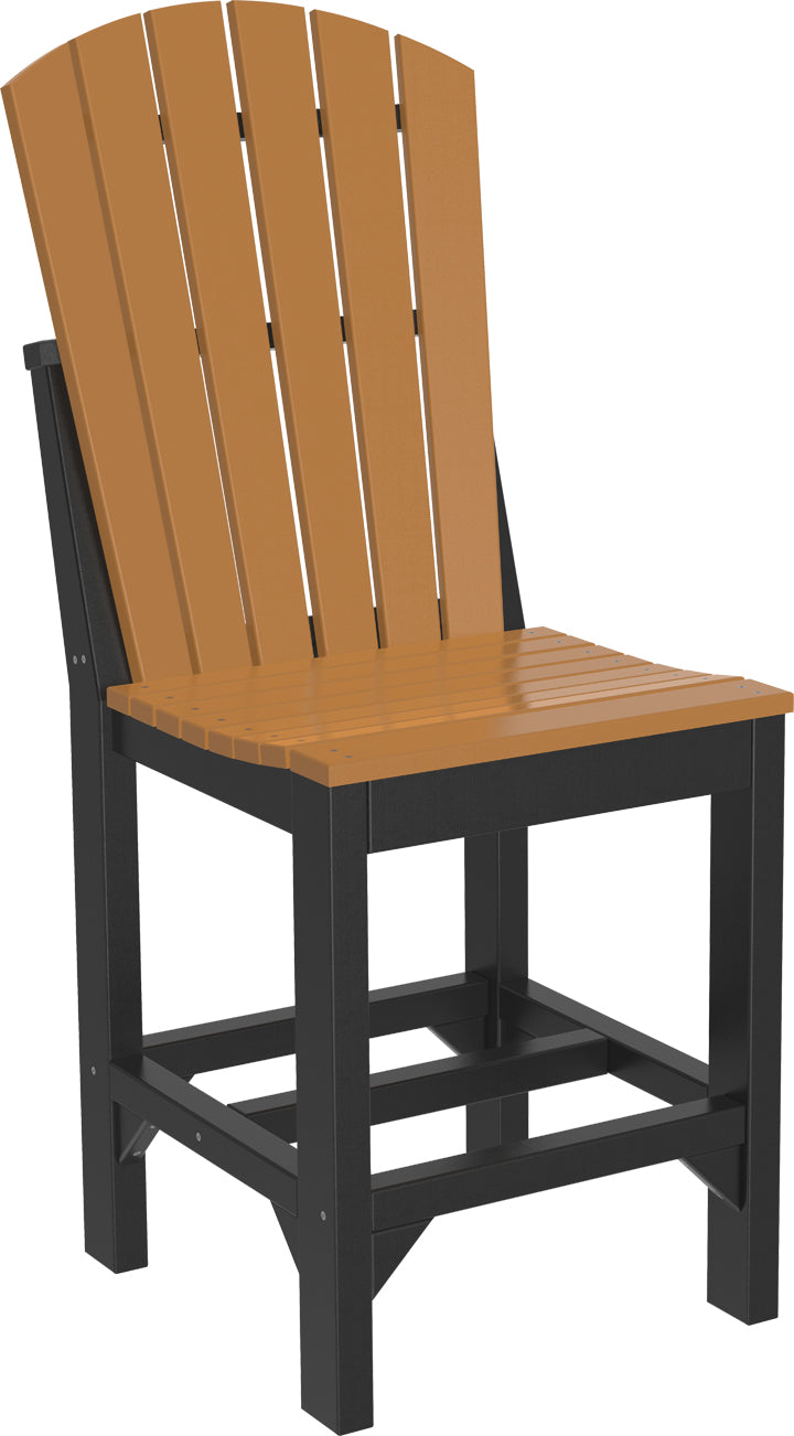 Premium Adirondack Side Chair - Counter Height Bar Stool for Outdoor & Indoor Use - Perfect for Patio, Deck, Garden, and Kitchen Counter Seating