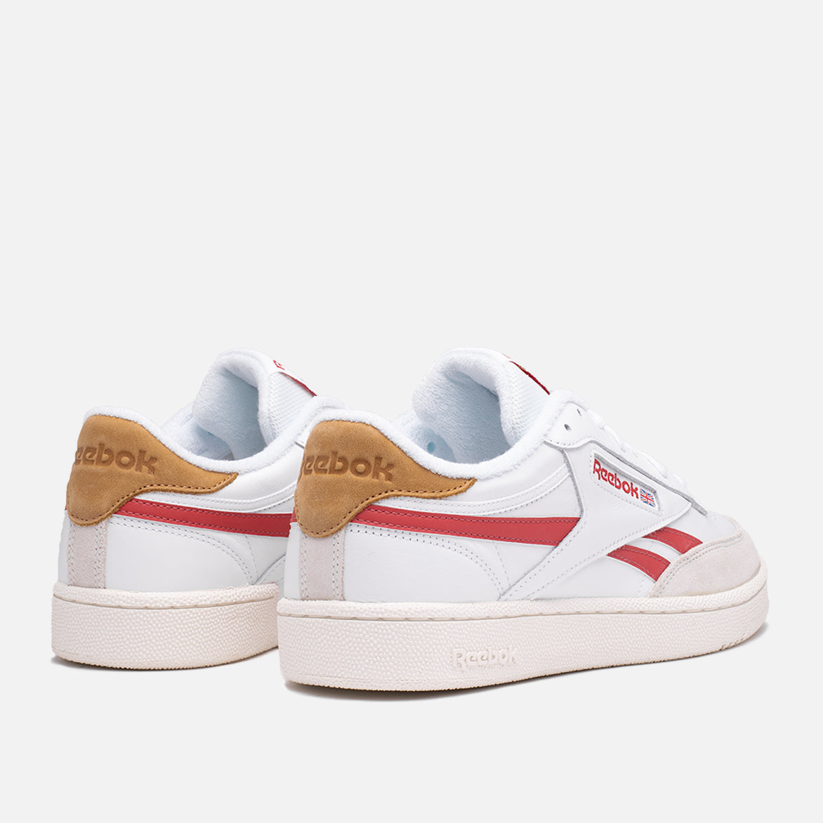 CLUB C Revenge Sneakers - White & Mars Red | Classic Retro Style for Men & Women | Perfect for Casual Wear, Street Fashion & Gym Workouts